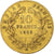 França, 10 Francs, Napoléon III, 1866, Strasbourg, Dourado, AU(50-53)
