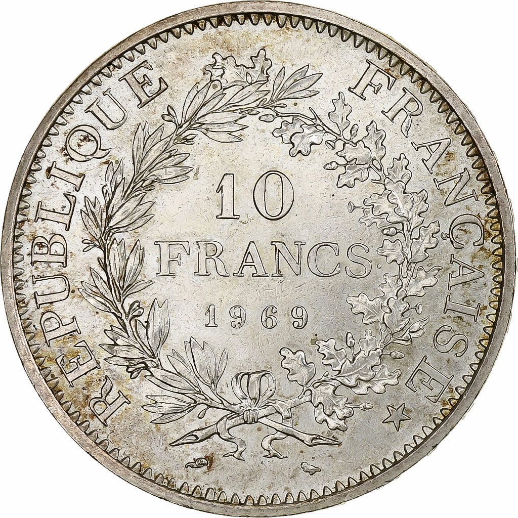 Frankreich, 10 Francs, Hercule, 1969, Paris, Silber, VZ+, Gadoury:813, KM:932