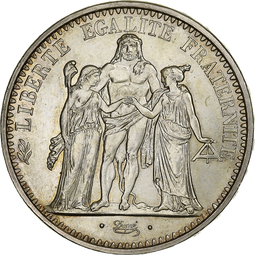 France, 10 Francs, Hercule, 1965, Paris, Silver, MS(63), Gadoury:813, KM:932