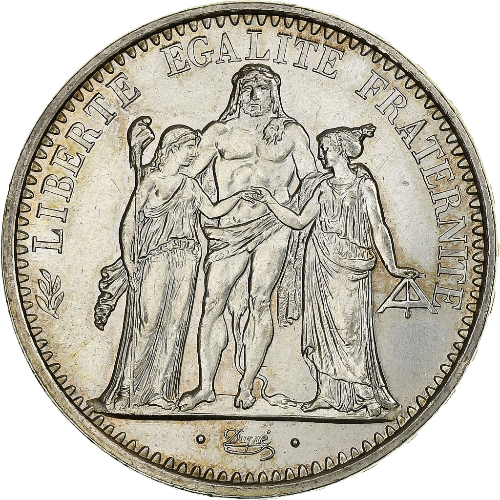 France, 10 Francs, Hercule, 1966, Paris, Silver, MS(63), Gadoury:813, KM:932