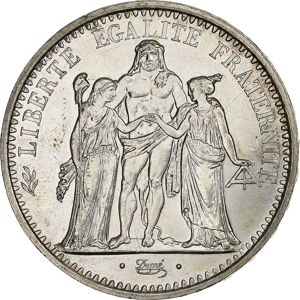 France, 10 Francs, Hercule, 1967, Paris, Silver, MS(63), Gadoury:813, KM:932