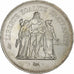 France, 50 Francs, Hercule, 1975, Paris, Silver, MS(63), Gadoury:882, KM:941.1