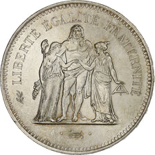 Frankrijk, 50 Francs, Hercule, 1976, Paris, Zilver, UNC-, Gadoury:882, KM:941.1