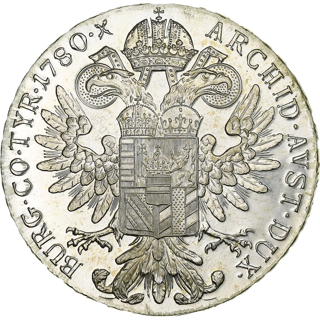 Autriche, Maria Theresa, Thaler, 1780, Refrappe, Argent, SPL, KM:T1