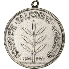 Palestine, 100 Mils, 1931, Silver, VF(20-25), KM:7