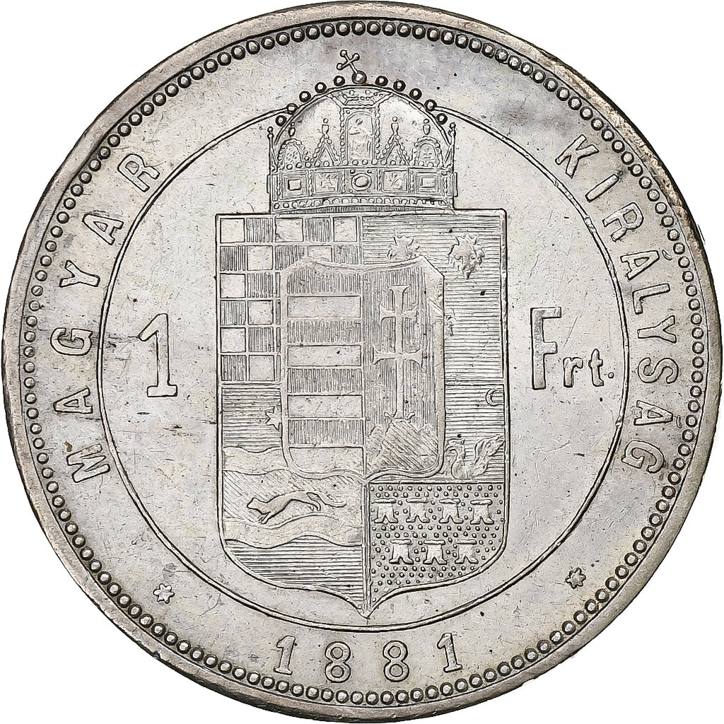 Ungarn, Franz Joseph I, Forint, 1881, Kremnica, Silber, SS+, KM:465