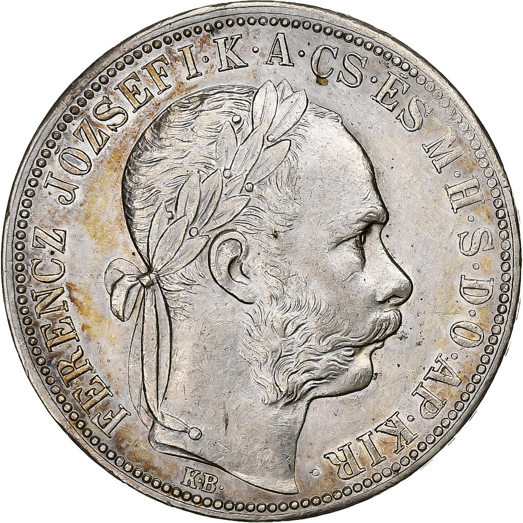Ungheria, Franz Joseph I, Forint, 1888, Kremnica, Argento, SPL, KM:469