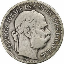 Ungheria, Franz Joseph I, Korona, 1895, Kormoczbanya, Argento, B+, KM:484