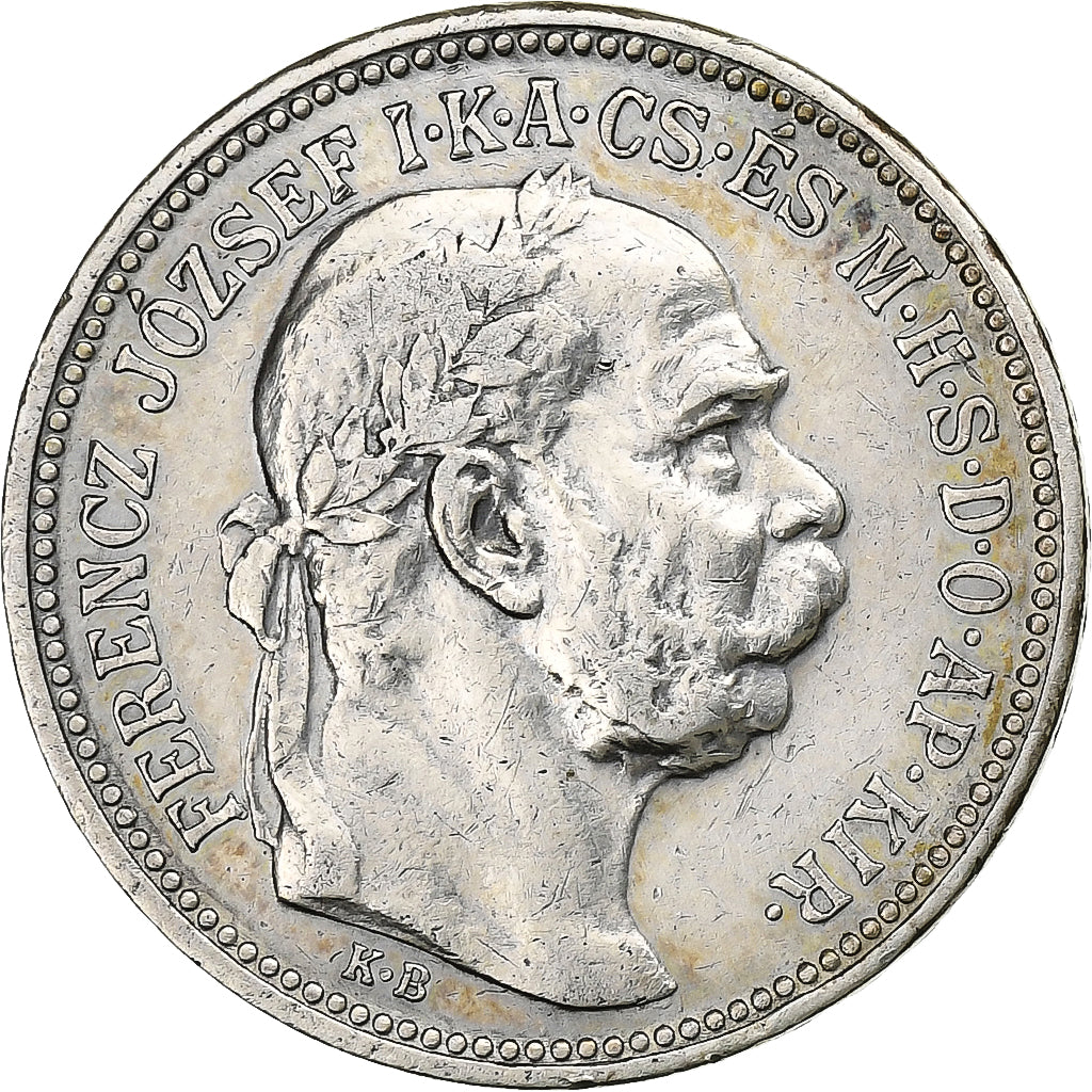 Hungary, Franz Joseph I, Korona, 1915, Silver, EF(40-45), KM:492
