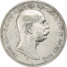 Austria, Franz Joseph I, Corona, 1908, Silver, AU(50-53), KM:2808
