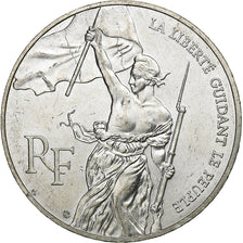France, 100 Francs, Liberté guidant le peuple, 1993, Silver, MS(63)