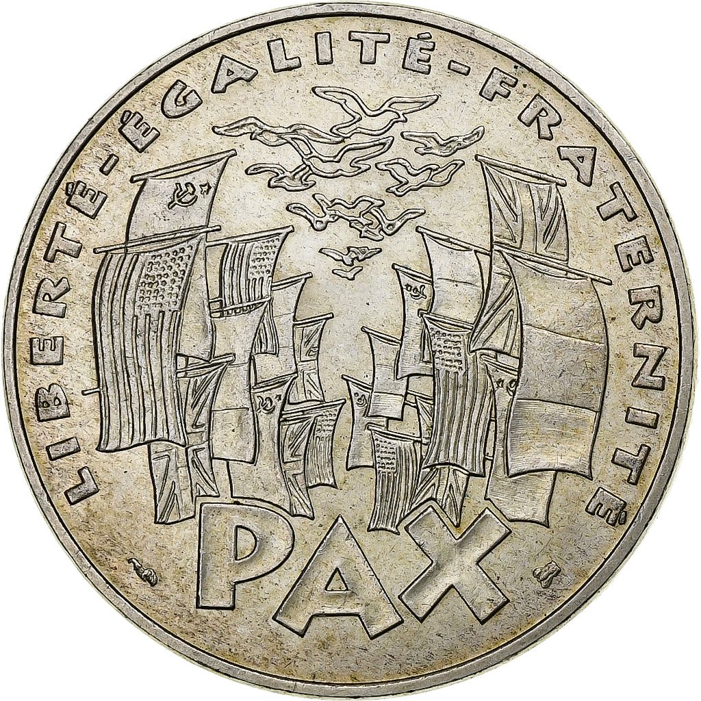 France, 100 Francs, 8 mai 1945, 1995, Silver, AU(55-58), Gadoury:952, KM:1116.1