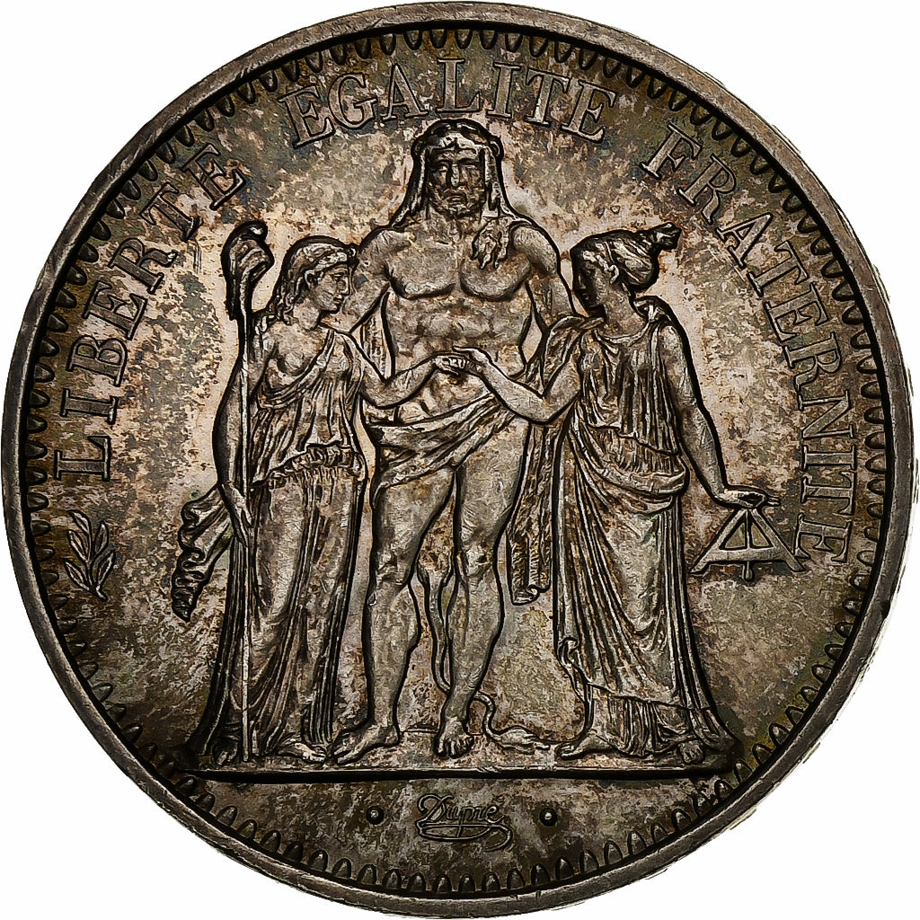 Frankrijk, 10 Francs, Hercule, 1971, Paris, Zilver, PR+, KM:932