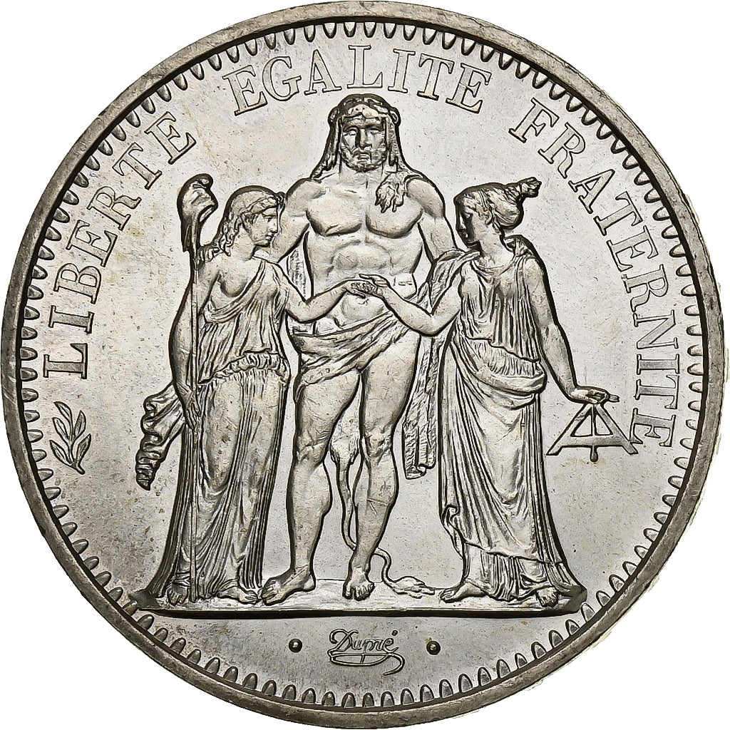 France, 10 Francs, Hercule, 1972, Paris, Silver, MS(64), Gadoury:813, KM:932