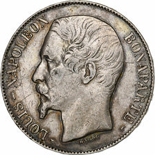 France, Louis-Napoléon Bonaparte, 5 Francs, 1852, Paris, Argent, TB+