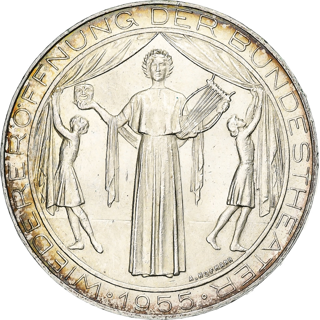 Austria, 25 Schilling, 1955, Silver, MS(60-62), KM:2880