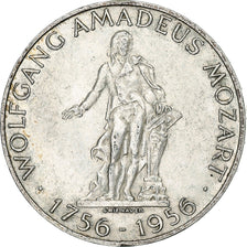 Austria, 25 Schilling, 1956, Plata, MBC+, KM:2881