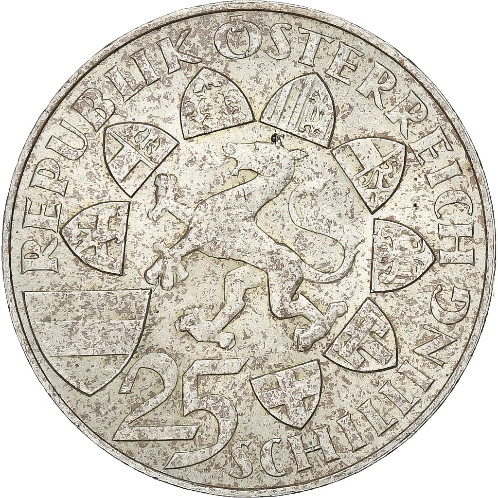 Austria, 25 Schilling, 1959, Silver, AU(55-58), KM:2887