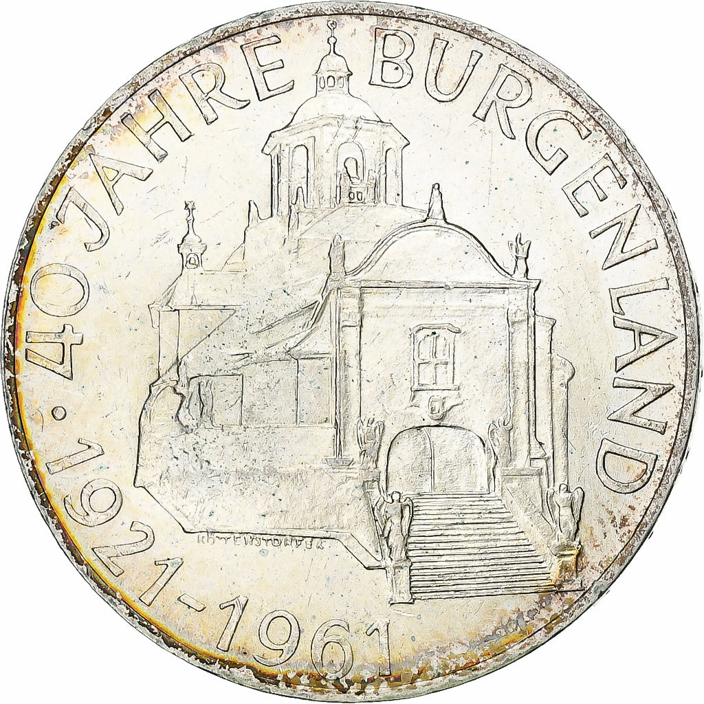Austria, 25 Schilling, 1961, Silver, AU(55-58), KM:2891