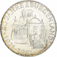Austria, 25 Schilling, 1961, Silver, AU(55-58), KM:2891