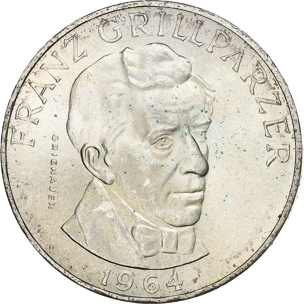 Oostenrijk, 25 Schilling, 1964, Zilver, PR, KM:2895.1