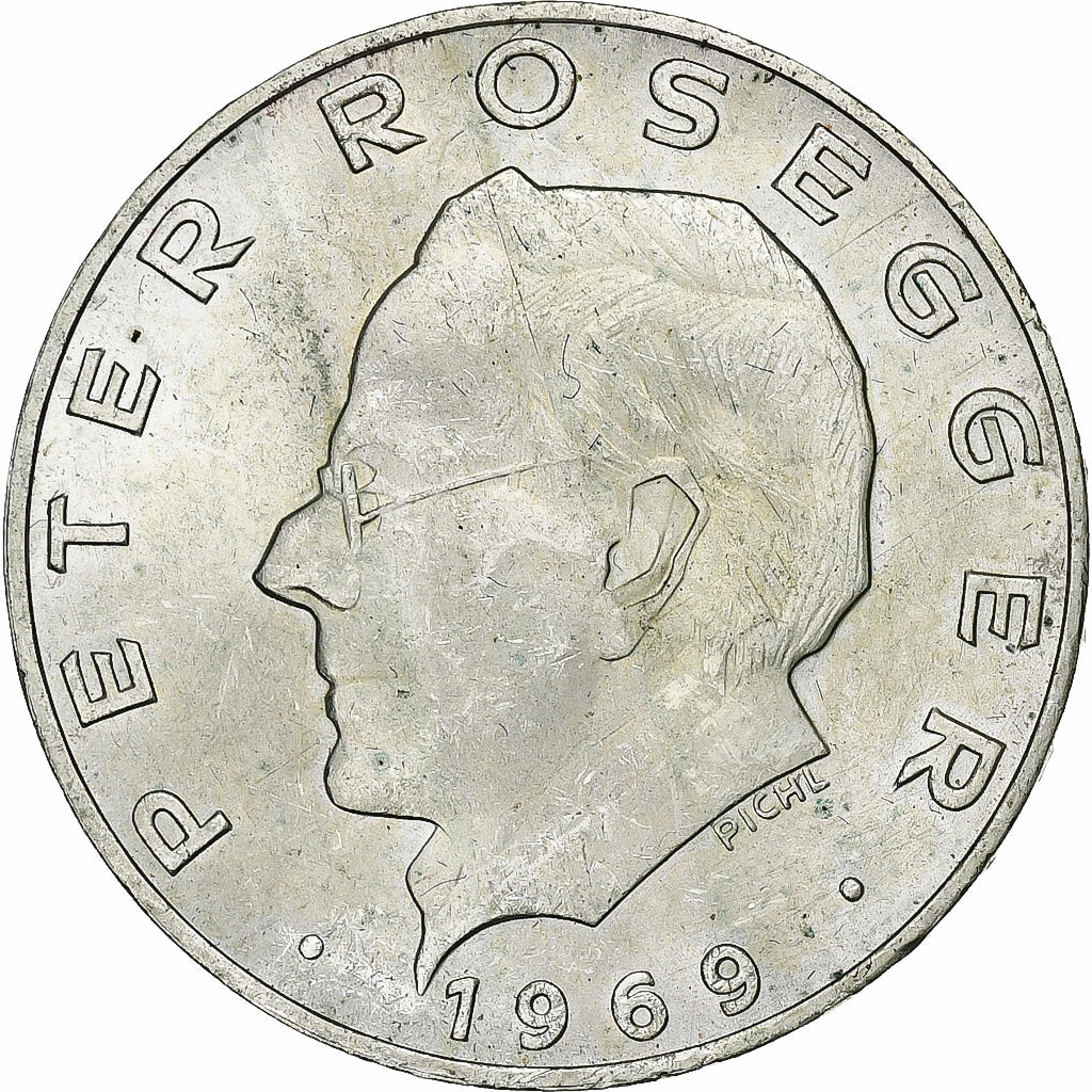 Austria, 25 Schilling, 1969, Plata, EBC, KM:2905