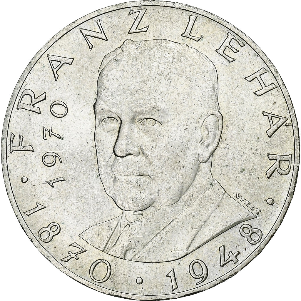 Áustria, 25 Schilling, 1970, Prata, MS(60-62), KM:2907