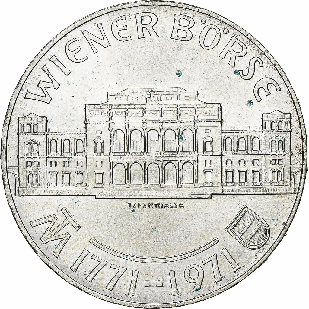 Áustria, 25 Schilling, 1971, Prata, MS(60-62), KM:2910