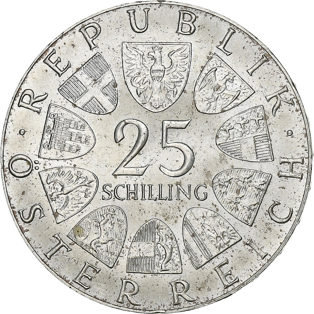 Austria, 25 Schilling, 1973, Silver, MS(60-62), KM:2915