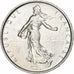 Frankrijk, 5 Francs, Semeuse, 1965, Zilver, UNC-, Gadoury:770, KM:926