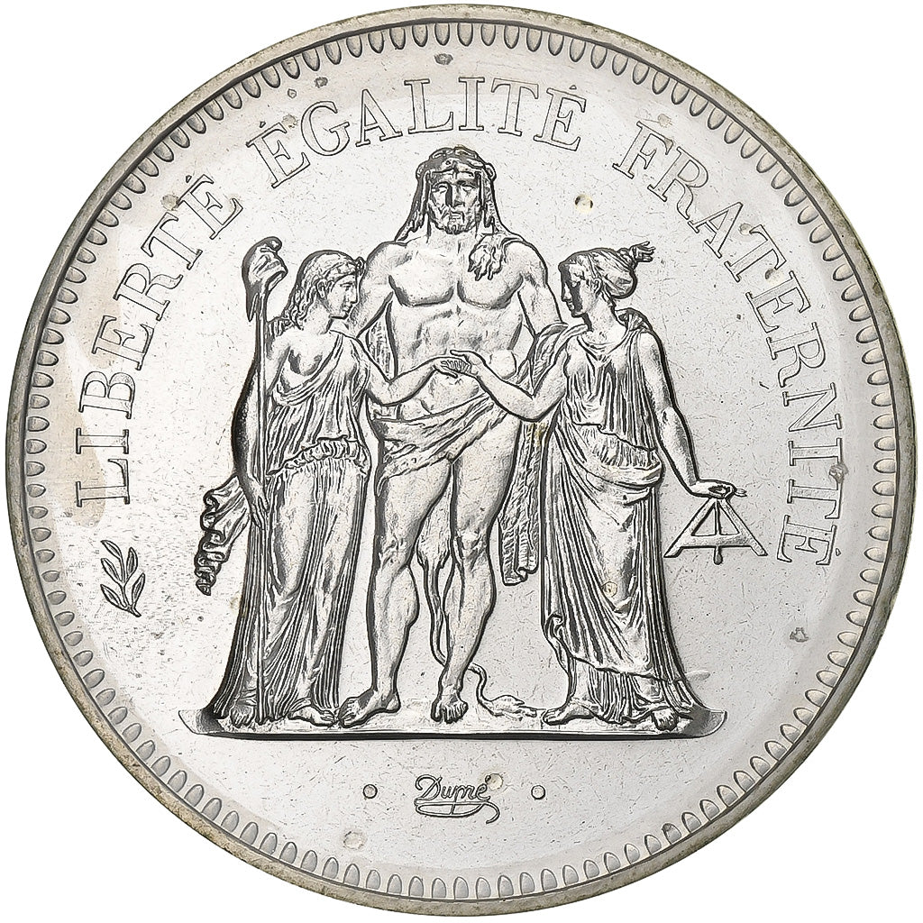 France, 50 Francs, Hercule, 1980, Paris, série FDC, Silver, MS(65-70)