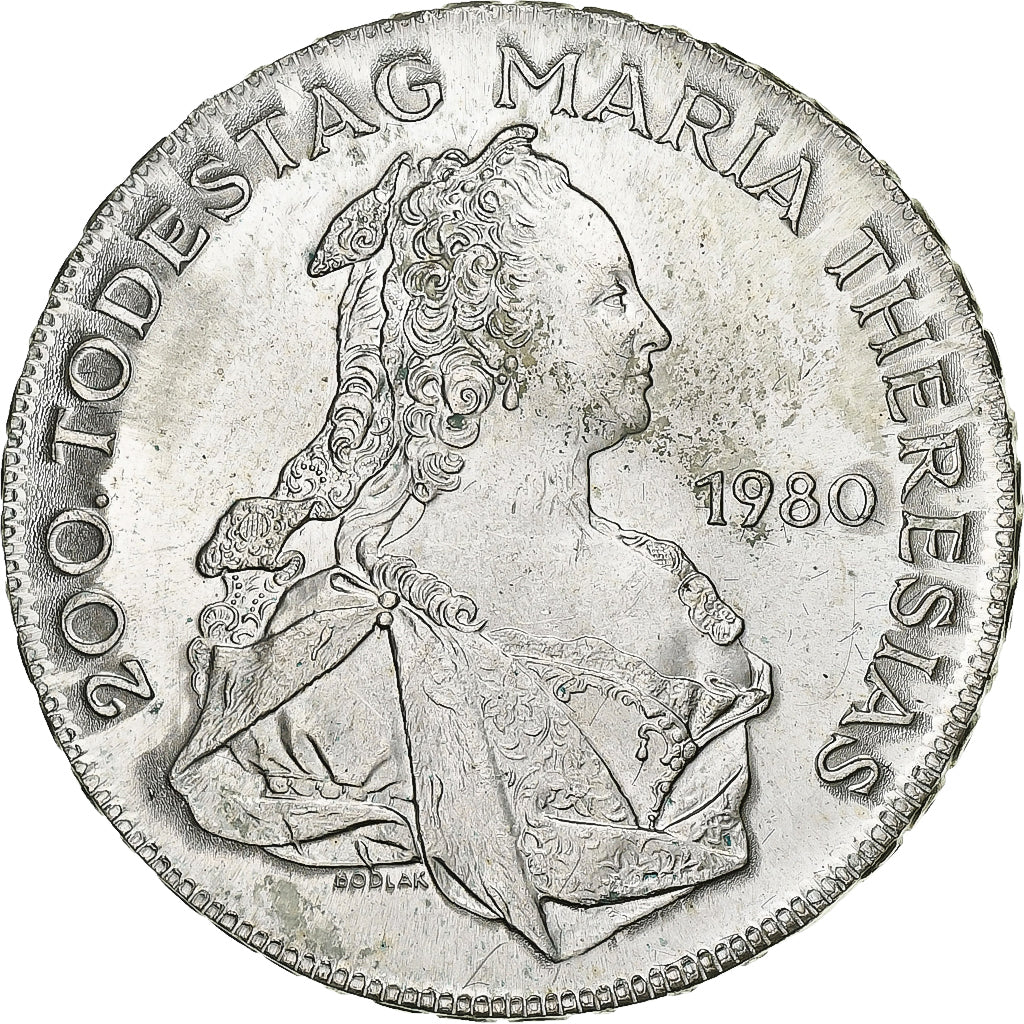 Austria, 500 Schilling, 1980, Silver, MS(60-62), KM:2949
