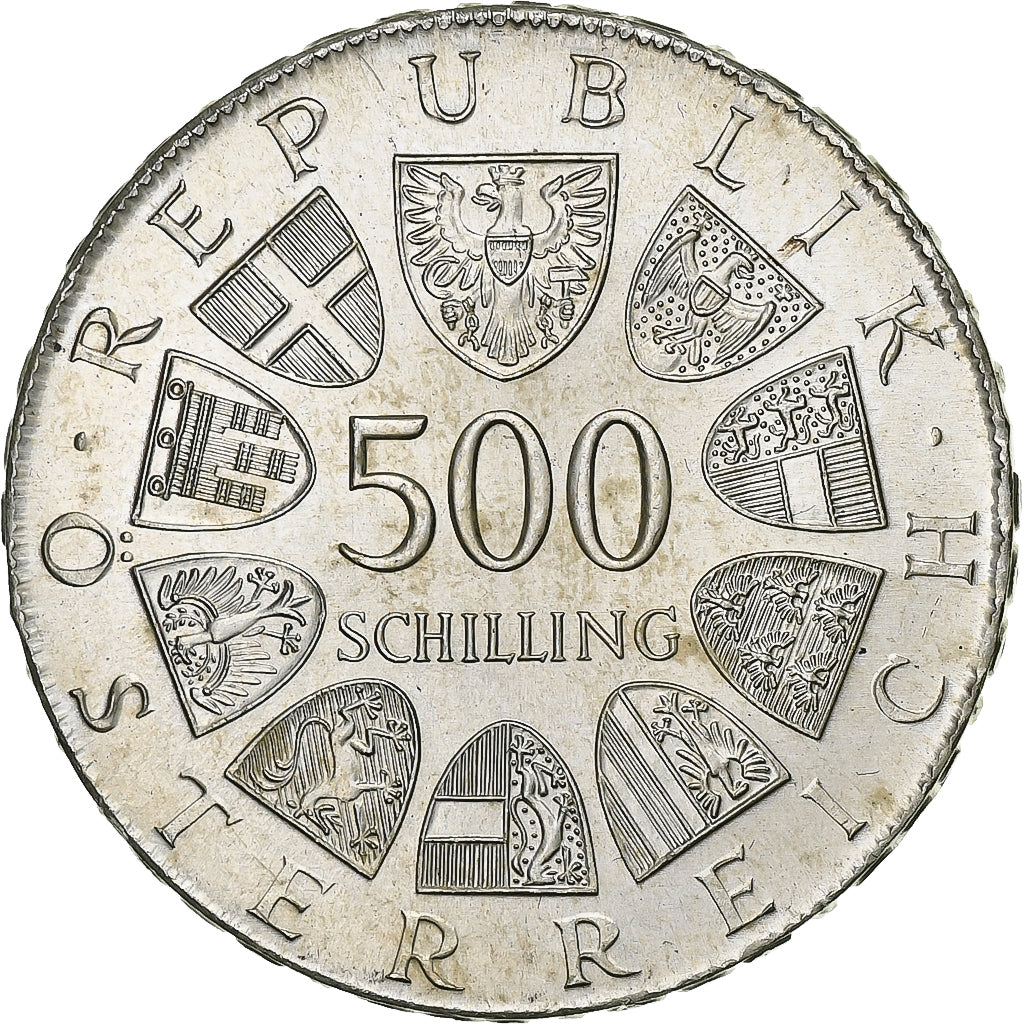 Austria, 500 Schilling, 1981, Vienna, Argento, SPL, KM:2953