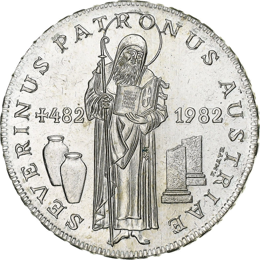 Austria, 500 Schilling, 1982, Vienna, Srebro, MS(63), KM:2956