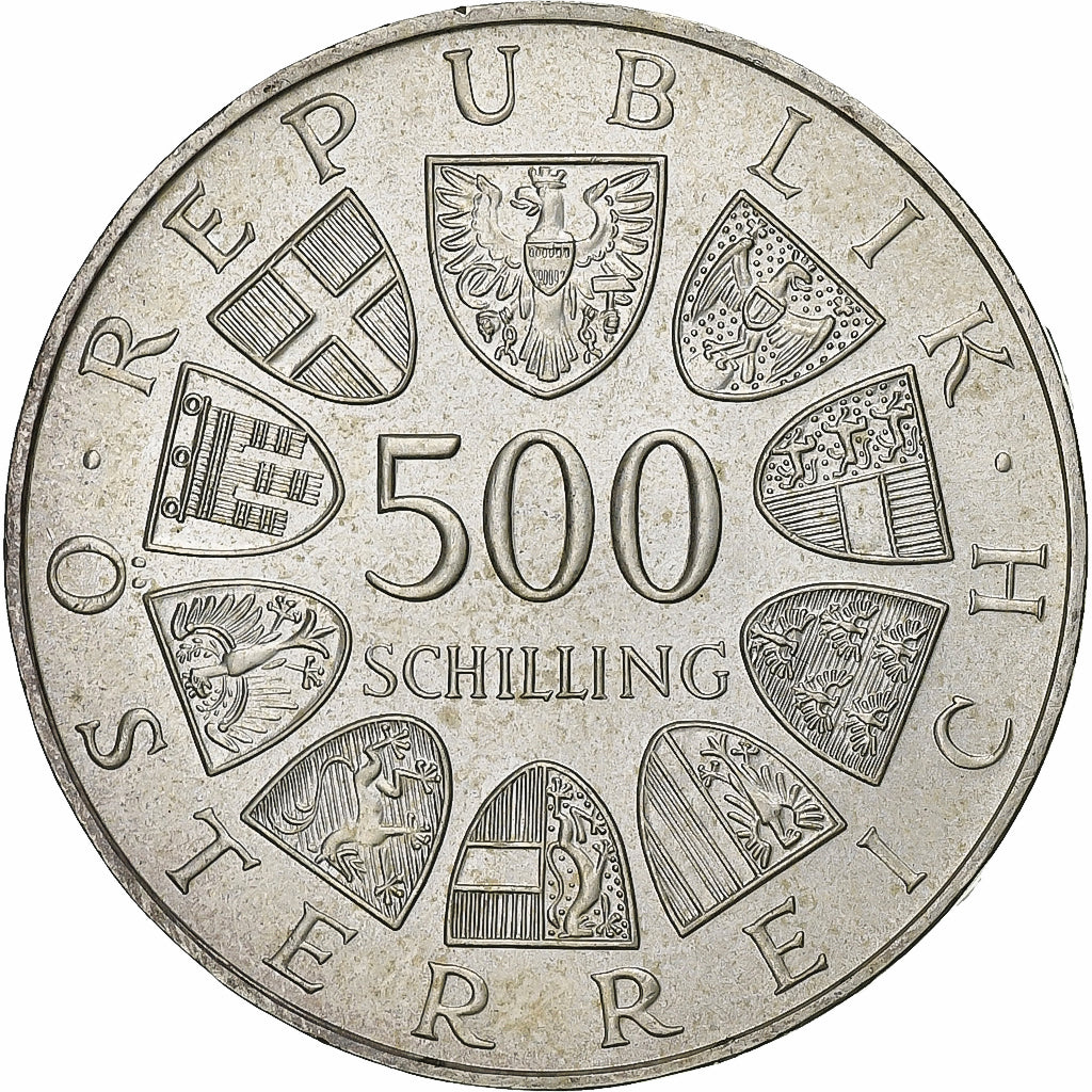 Austria, 500 Schilling, 1984, Argento, SPL, KM:2969