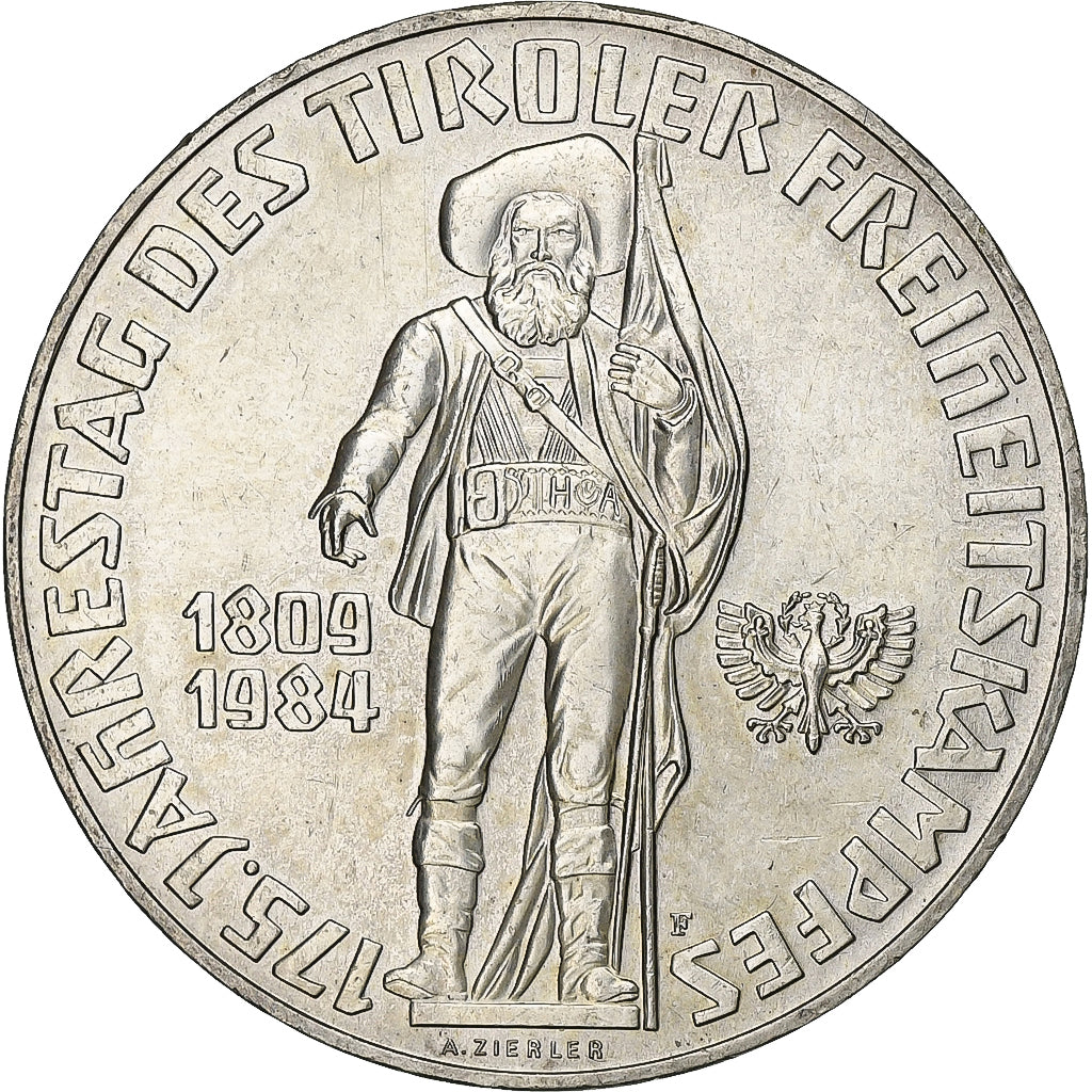 Oostenrijk, 500 Schilling, 1984, Vienna, Zilver, UNC-, KM:2966