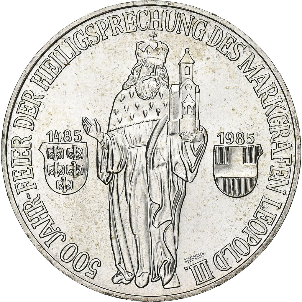 Austria, 500 Schilling, 1985, Vienna, Silver, AU(55-58), KM:2973
