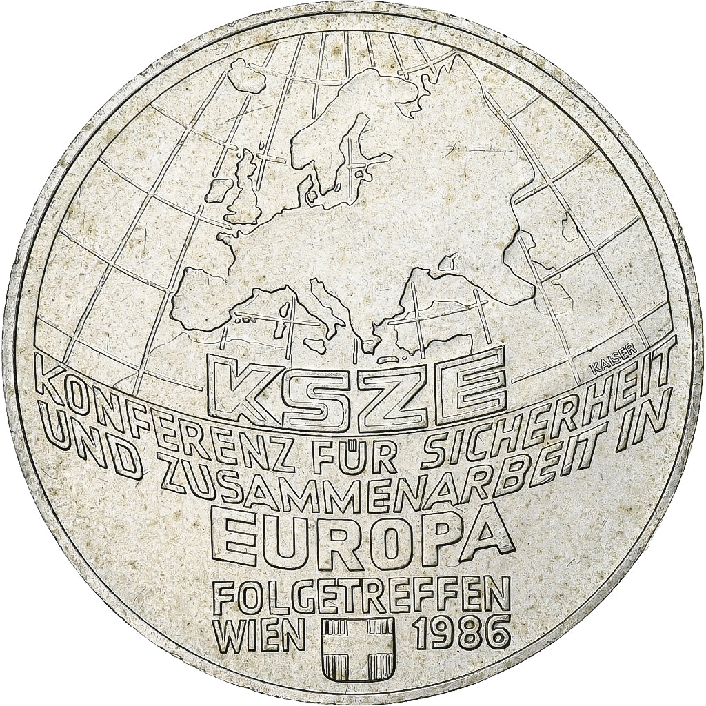 Áustria, 500 Schilling, 1986, Vienna, Prata, AU(55-58), KM:2979