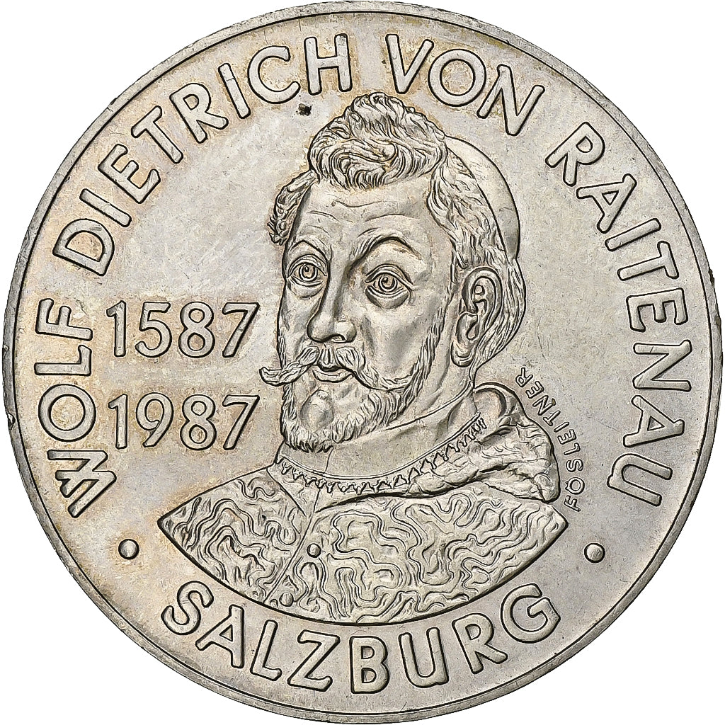 Áustria, 500 Schilling, 1987, Vienna, Prata, MS(60-62), KM:2982
