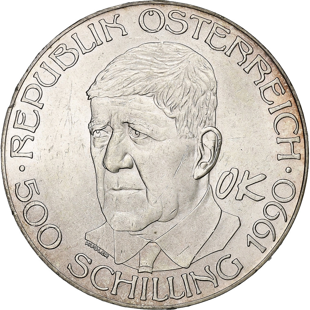Österreich, 500 Schilling, 1990, Vienna, Silber, VZ+, KM:2994