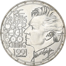 Austria, 500 Schilling, 1992, Vienna, Silver, MS(63), KM:3000