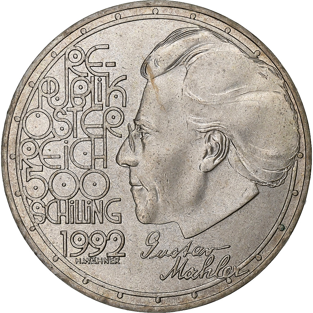 Austria, 500 Schilling, 1992, Vienna, Silver, MS(60-62), KM:3010
