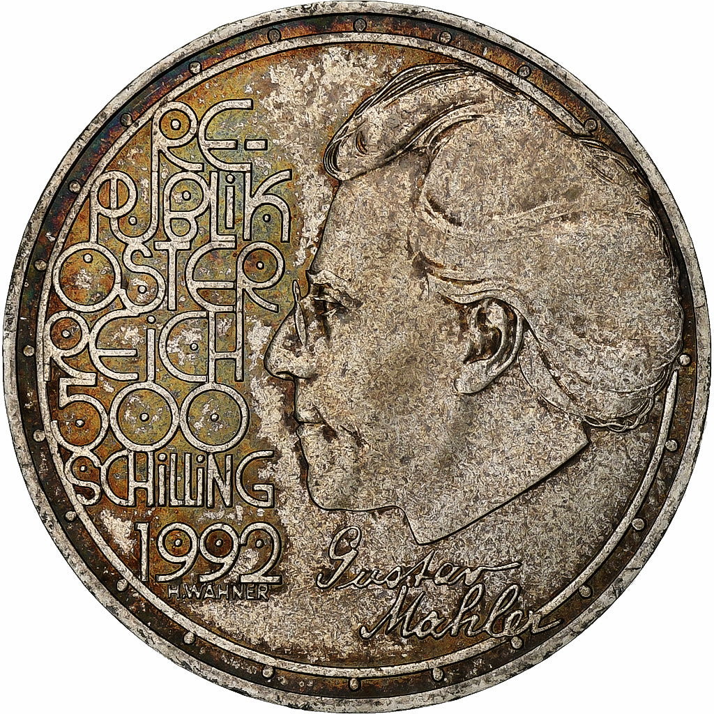 Austria, 500 Schilling, 1992, Vienna, Silver, MS(60-62), KM:3010