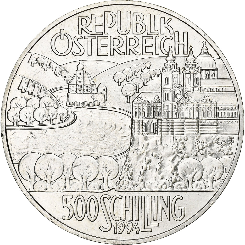 Oostenrijk, 500 Schilling, 1994, Vienna, Zilver, PR+, KM:3024