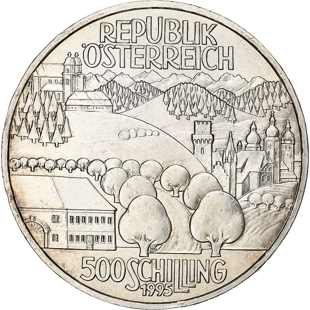 Austria, 500 Schilling, 1995, Vienna, Silver, MS(60-62), KM:3029