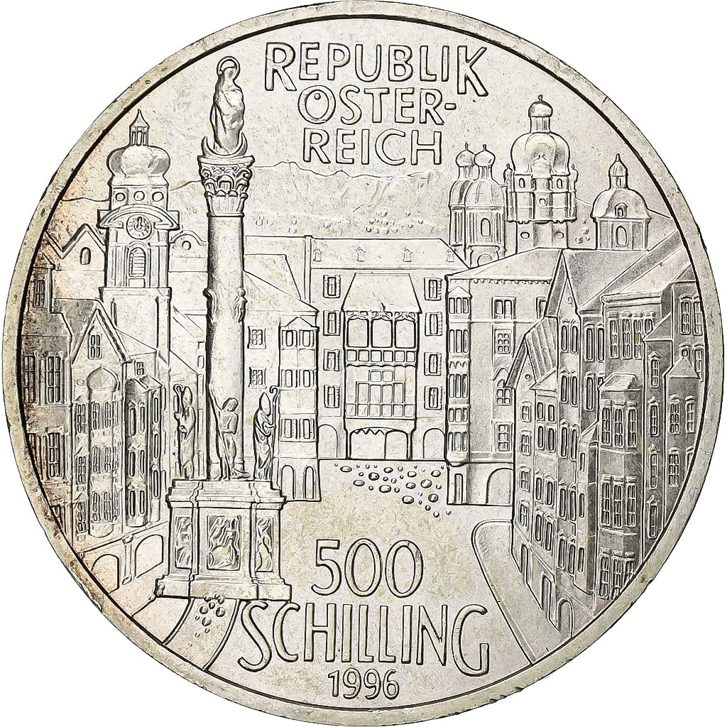 Austria, 500 Schilling, 1996, Vienna, Silver, MS(60-62), KM:3039