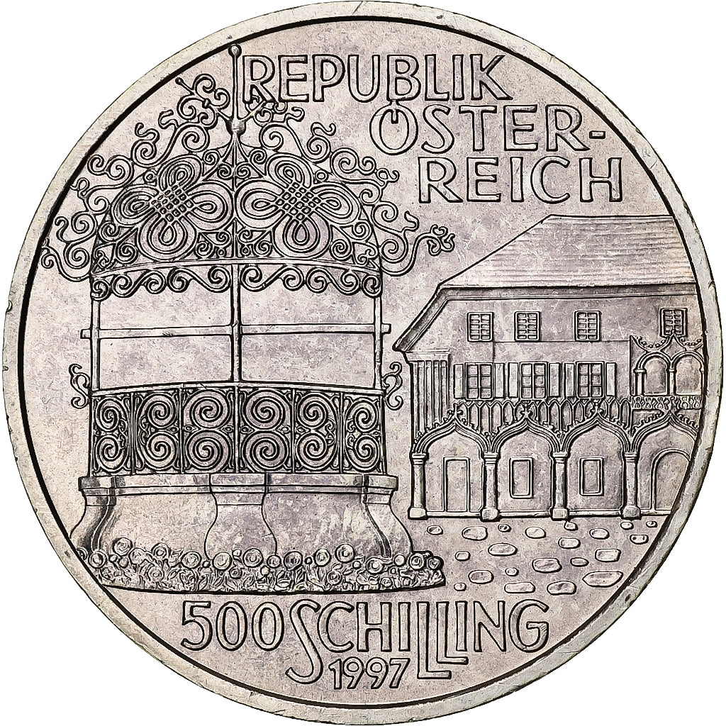 Austria, 500 Schilling, 1997, Vienna, Plata, EBC+, KM:3042