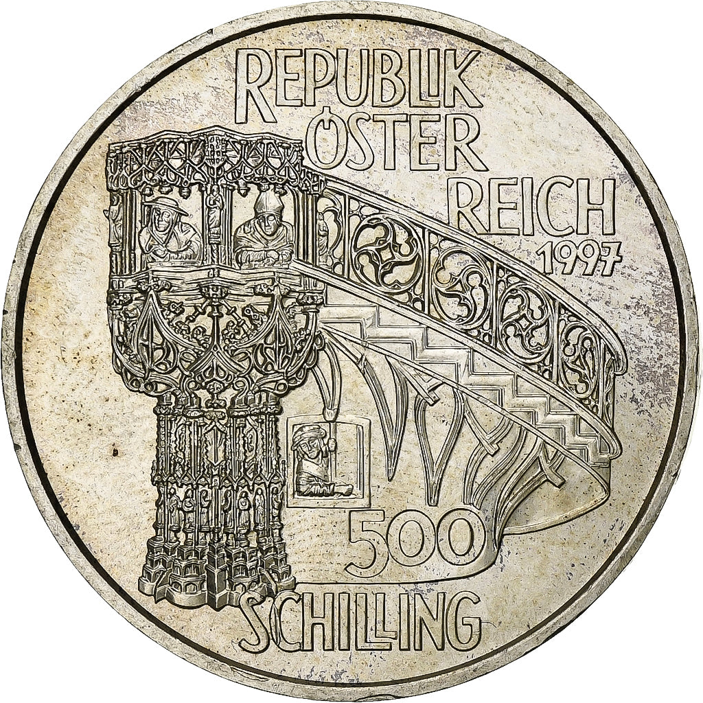 Autriche, 500 Schilling, 1997, Vienne, Argent, SUP+, KM:3045
