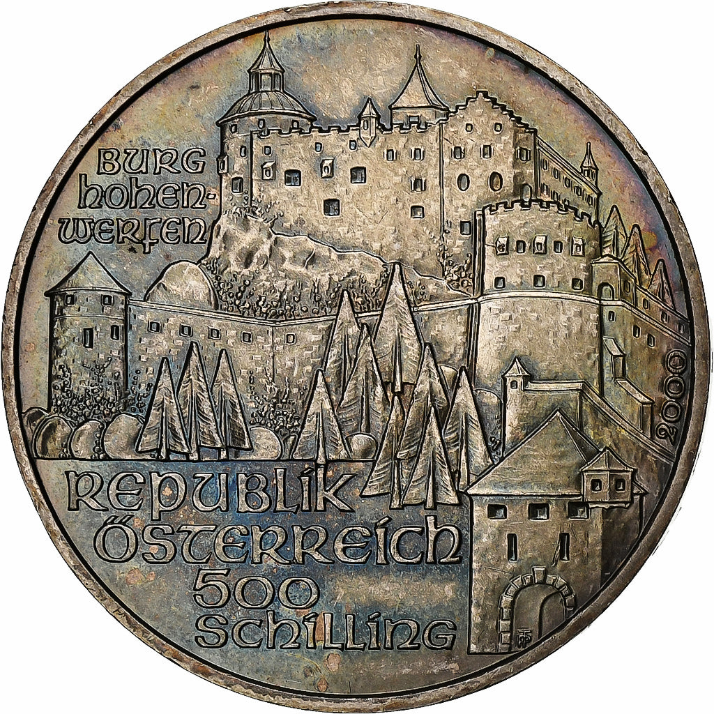 Österreich, 500 Schilling, 2000, Vienna, Silber, VZ+, KM:3071