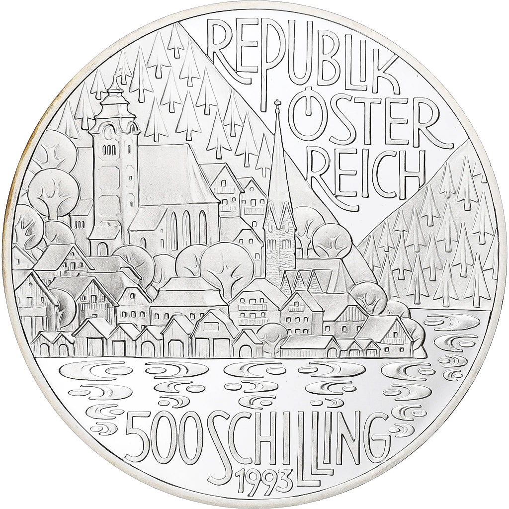 Austria, 500 Schilling, 1993, Vienna, Proof, Silver, MS(65-70), KM:3011